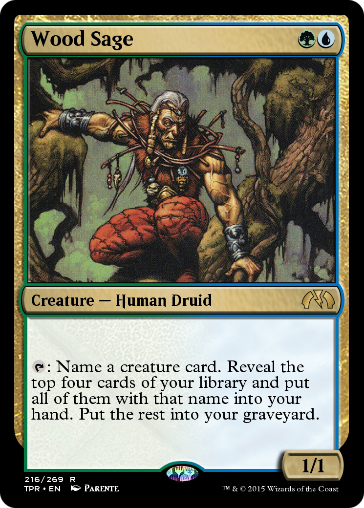 Wood Sage (TPR-216) - Tempest Remastered Foil