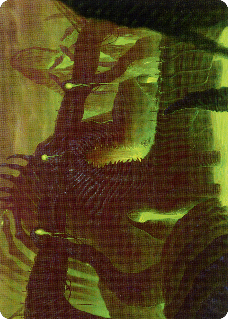 The Dross Pits // The Dross Pits (AONE-058) - Phyrexia: All Will Be One Art Series (Borderless)