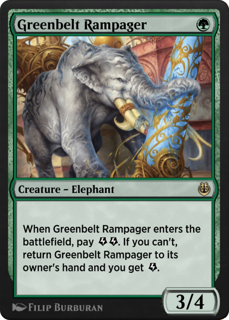 Greenbelt Rampager (KLR-160) - Kaladesh Remastered