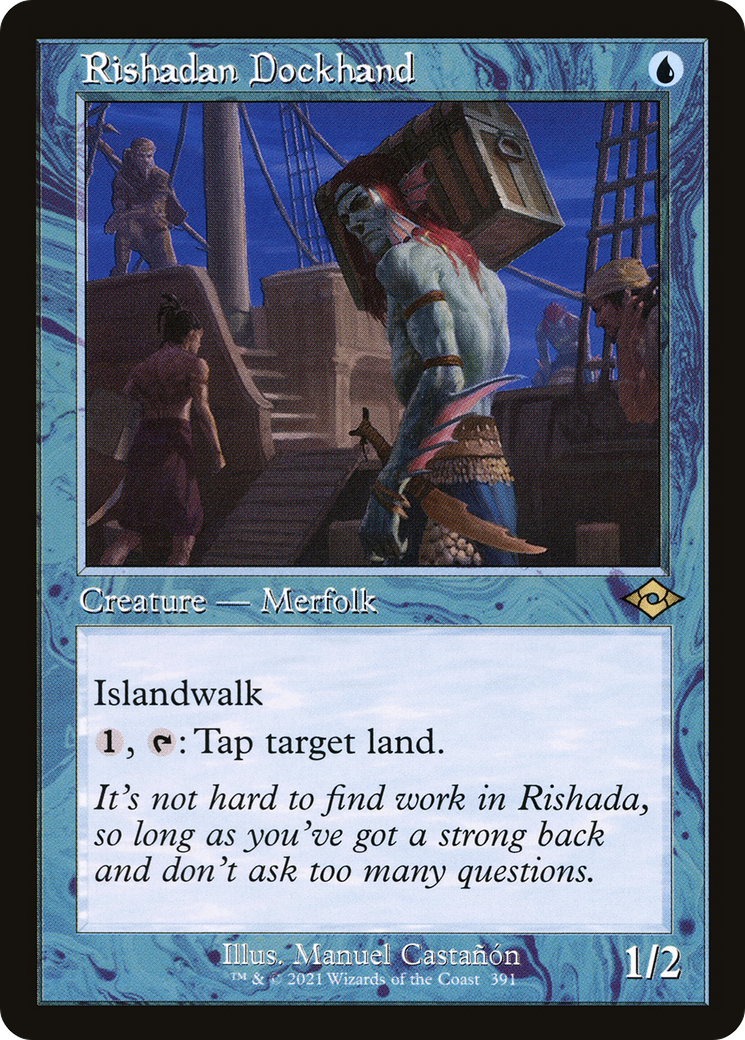 Rishadan Dockhand (MH2-391) - Modern Horizons 2 Etched Foil