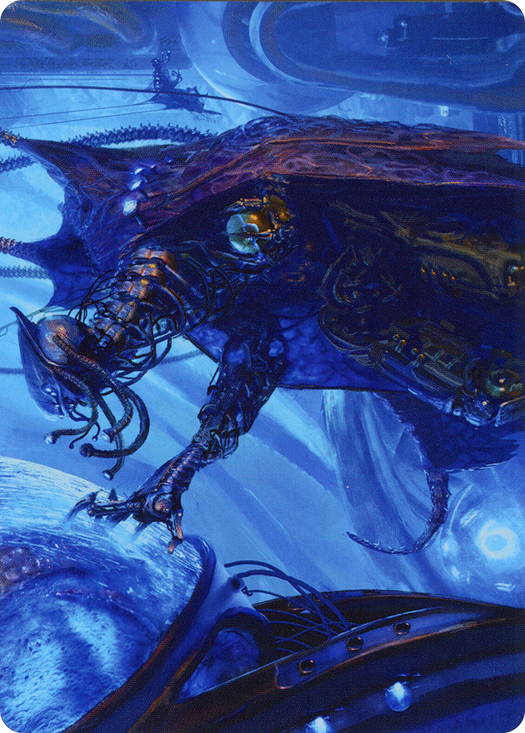 Atmosphere Surgeon // Atmosphere Surgeon (AONE-012) - Phyrexia: All Will Be One Art Series (Borderless) Foil