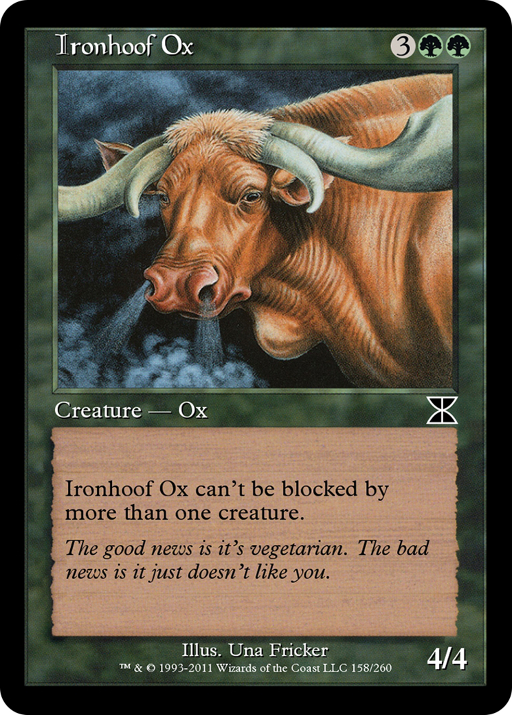 Ironhoof Ox (ME4-158) - Masters Edition IV Foil