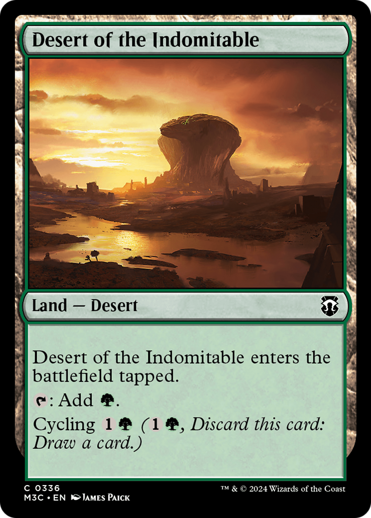 Desert of the Indomitable (M3C-336) - Modern Horizons 3 Commander Foil