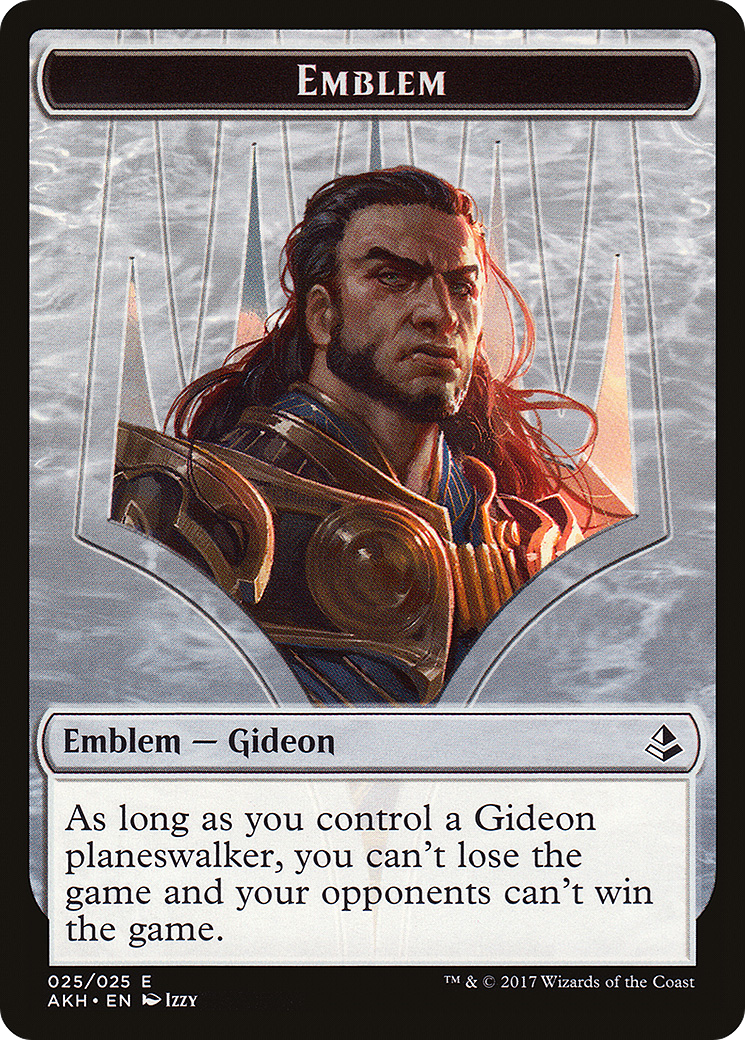 Gideon of the Trials Emblem (AKH-025) - Amonkhet Tokens Foil