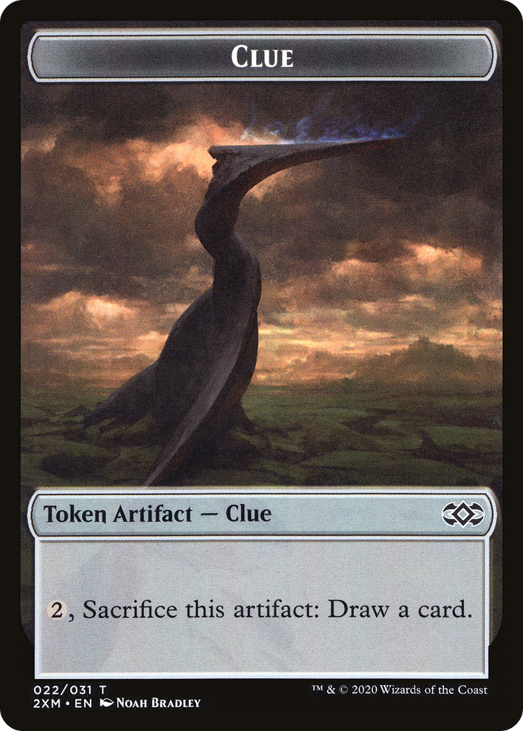 Clue (T2XM-022) - Double Masters Tokens Foil