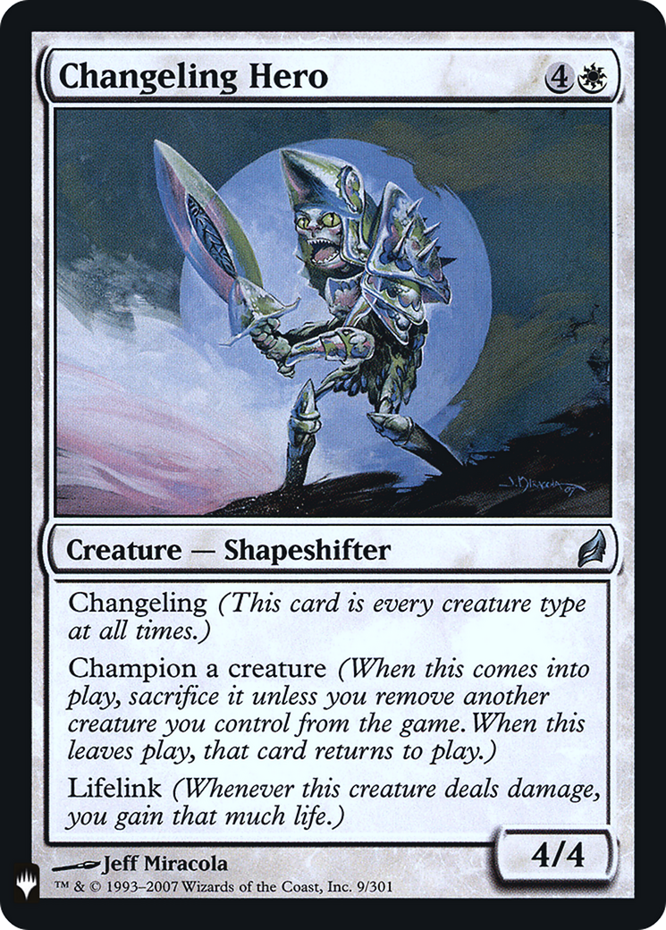 Changeling Hero (PLST-LRW-9) - The List Foil