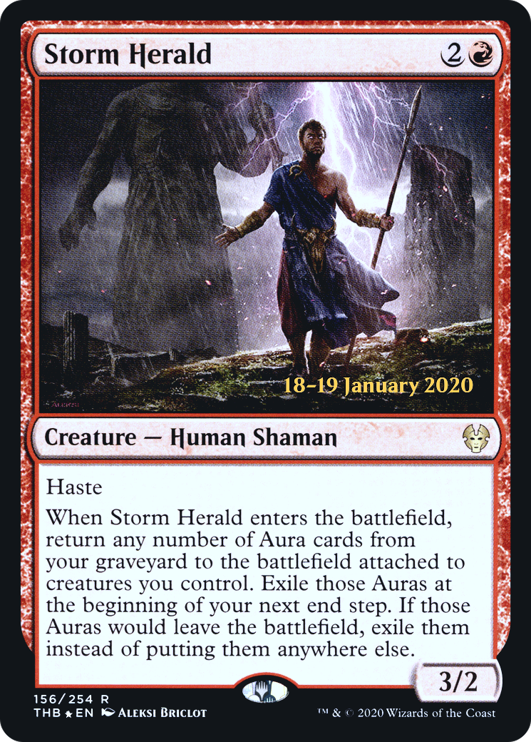 Storm Herald (PRE-156S) - Theros Beyond Death Promos Foil