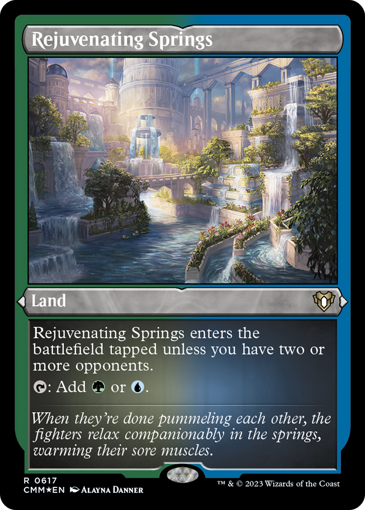 Rejuvenating Springs (CMM-617) - Commander Masters Etched Foil