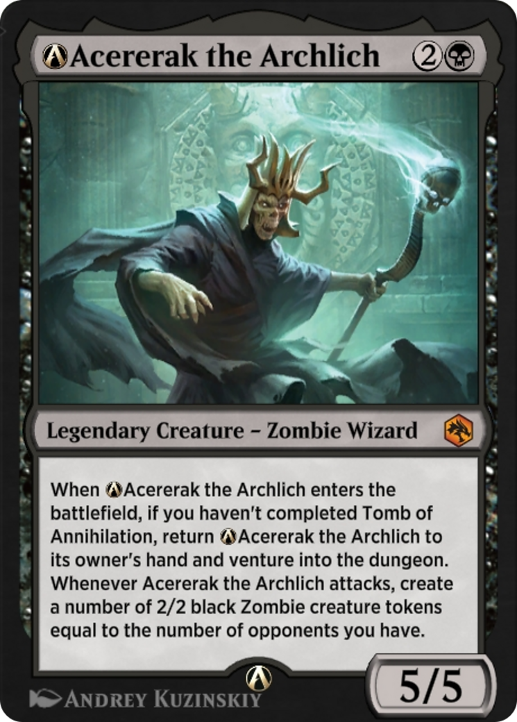 A-Acererak the Archlich (AFR-A-87) - Adventures in the Forgotten Realms