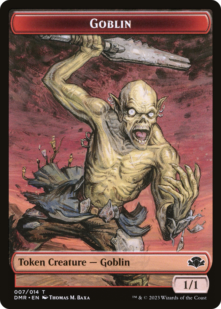 Goblin (TDMR-007) - Dominaria Remastered Tokens Foil