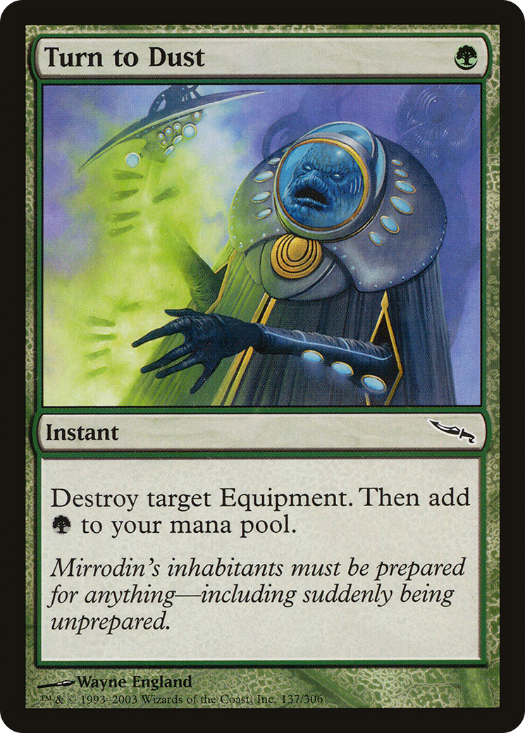 Turn to Dust (MRD-137) - Mirrodin Foil
