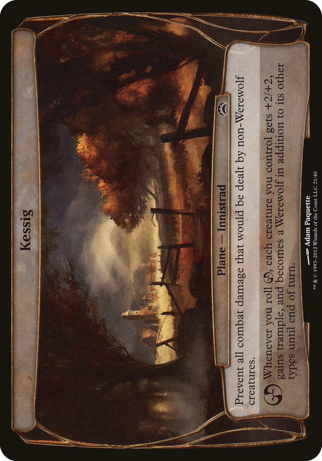 Kessig (OVER-021) - Planechase 2012 Planes Foil