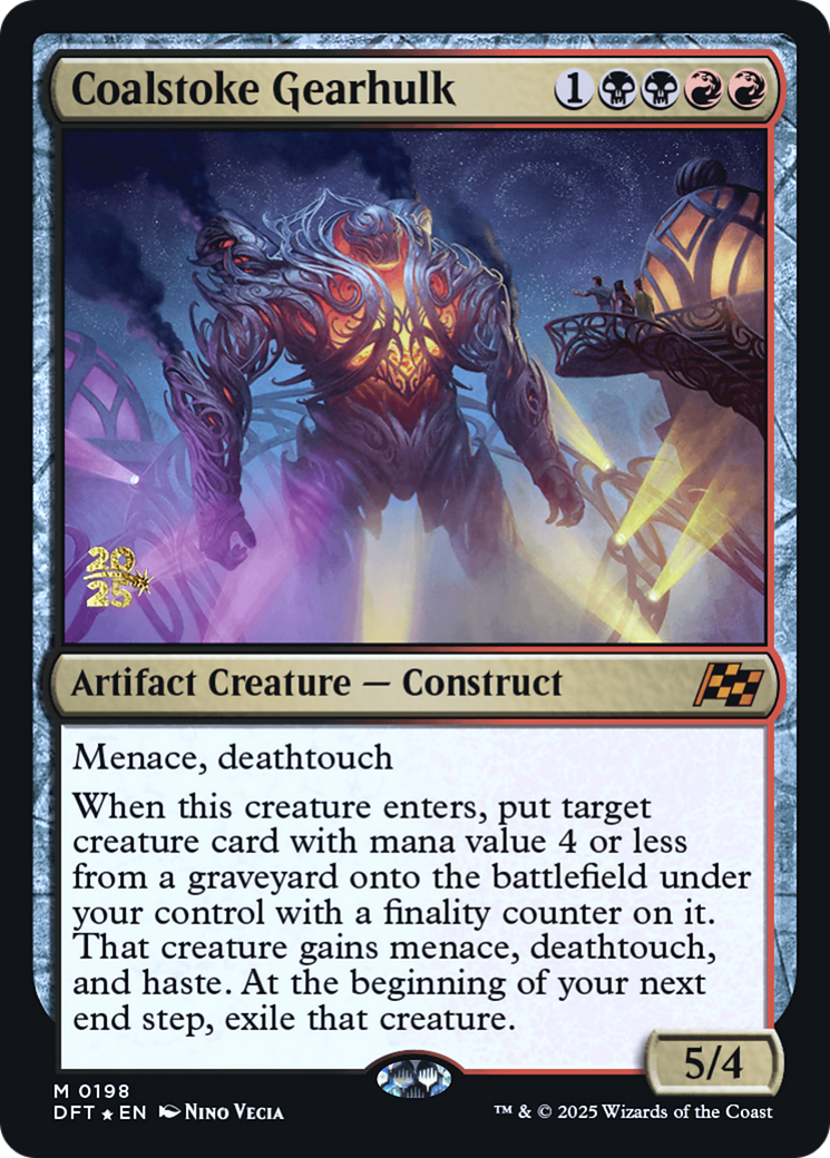Coalstoke Gearhulk [Aetherdrift Prerelease Promos]
