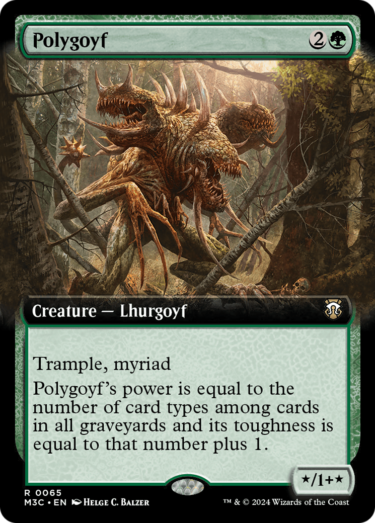 Polygoyf (M3C-065) - Modern Horizons 3 Commander: (Extended Art) Foil