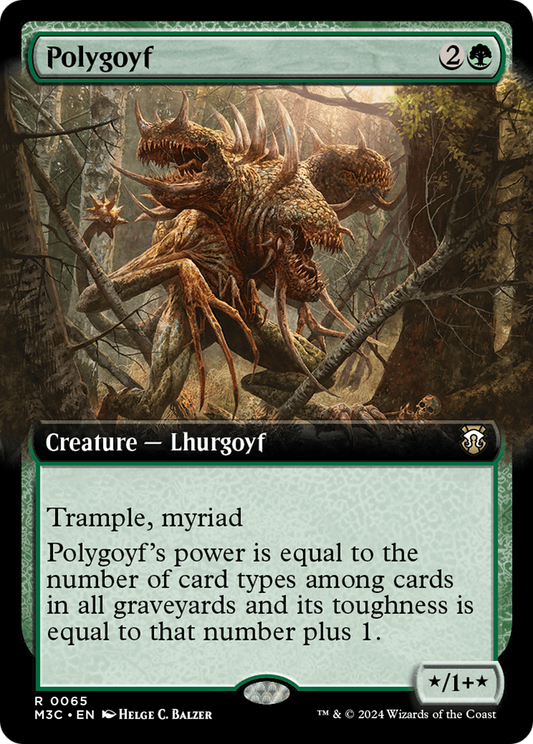Polygoyf (M3C-065) - Modern Horizons 3 Commander: (Extended Art) Foil