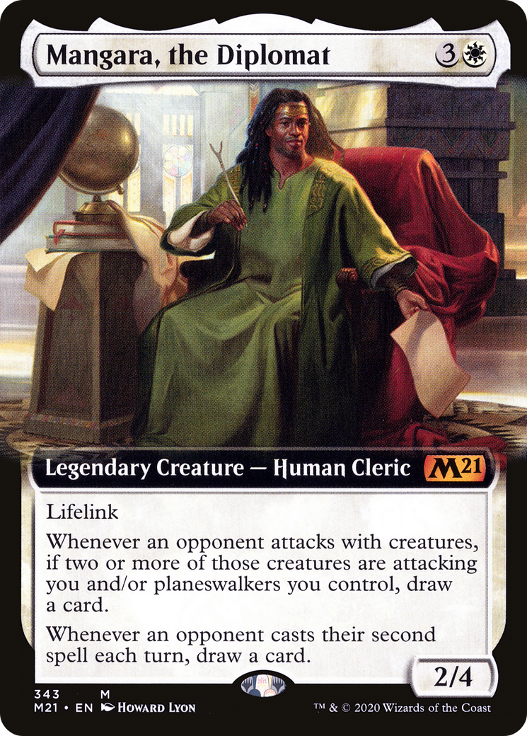 Mangara, the Diplomat (Extended Art) [Core Set 2021]