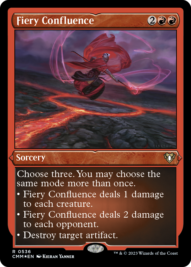 Fiery Confluence (Foil Etched) [Commander Masters]