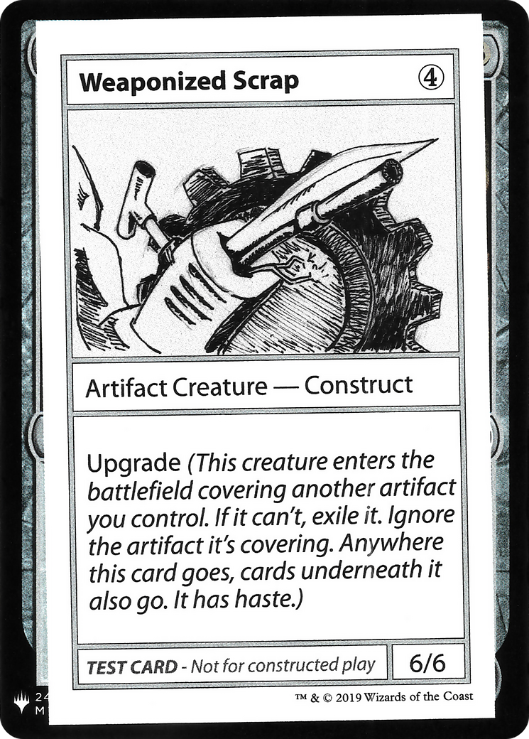 Weaponized Scrap [Mystery Booster Playtest Cards]