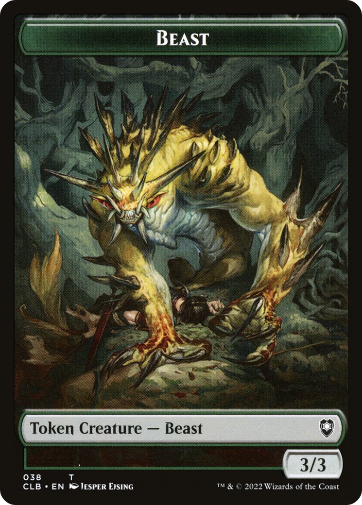 Beast (TCLB-038) - Battle for Baldur's Gate Tokens