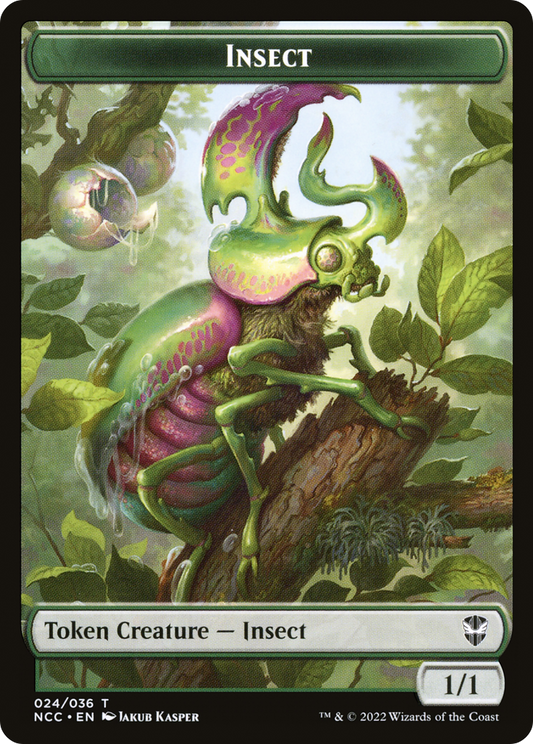 Insect (TNCC-024) - New Capenna Commander Tokens Foil