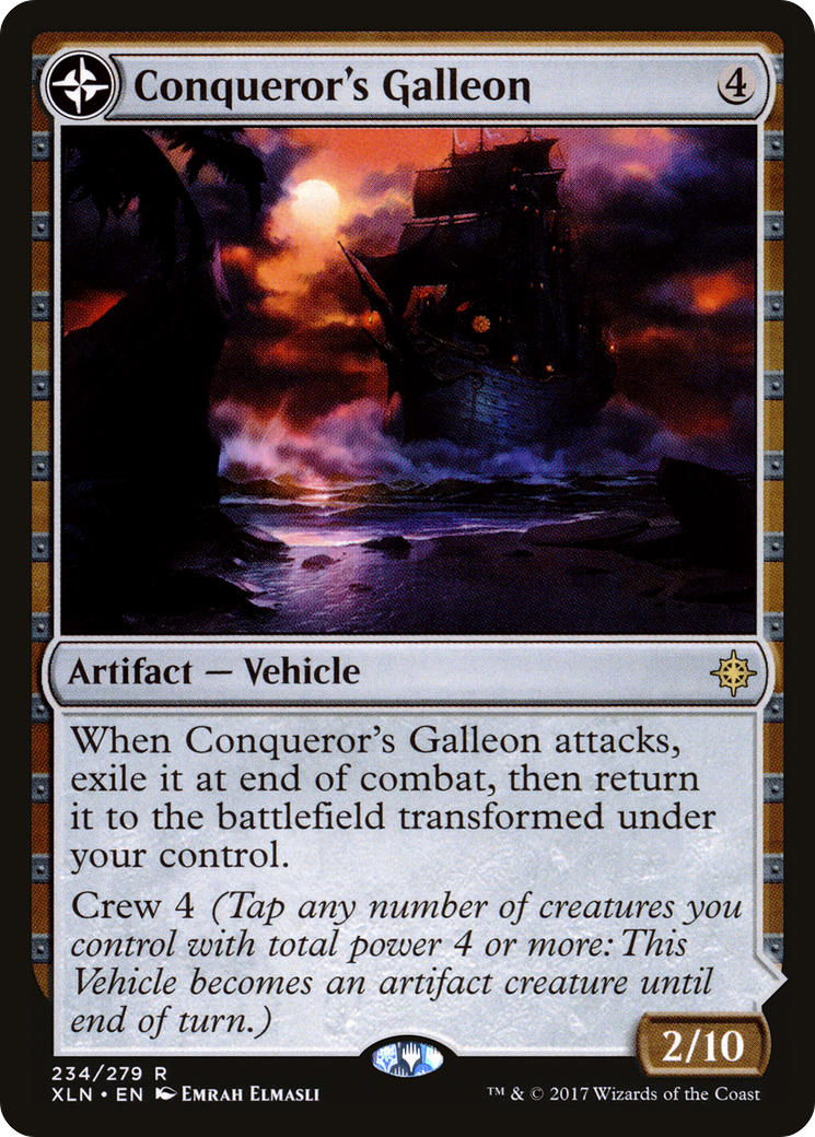 Conqueror's Galleon // Conqueror's Foothold [Ixalan]