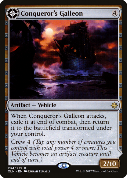 Conqueror's Galleon // Conqueror's Foothold [Ixalan]