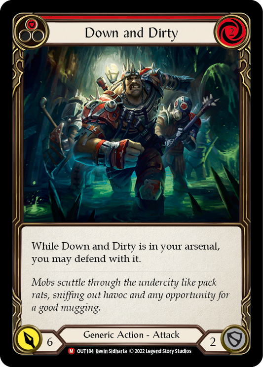 Down and Dirty [OUT184] (Outsiders)  Rainbow Foil