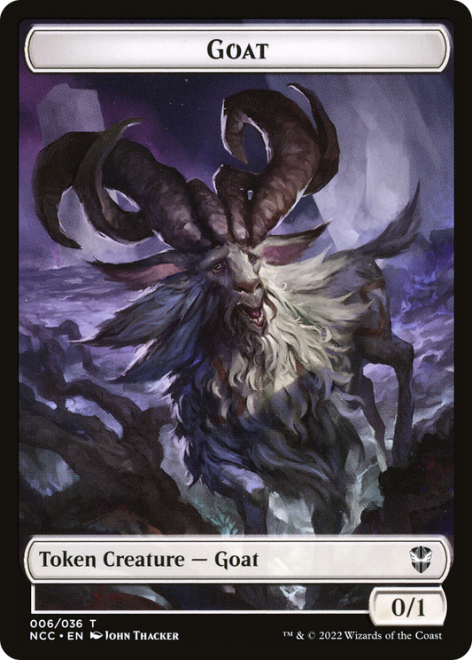 Goat (TNCC-006) - New Capenna Commander Tokens