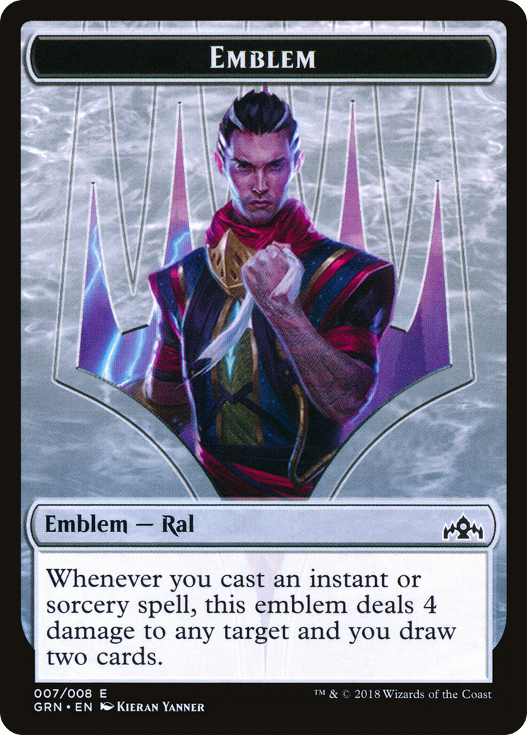 Ral, Izzet Viceroy Emblem [Guilds of Ravnica Tokens]