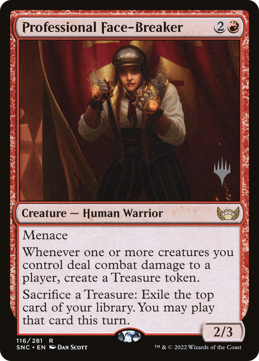 Professional Face-Breaker (PPSNC-116) - Streets of New Capenna Promos Foil