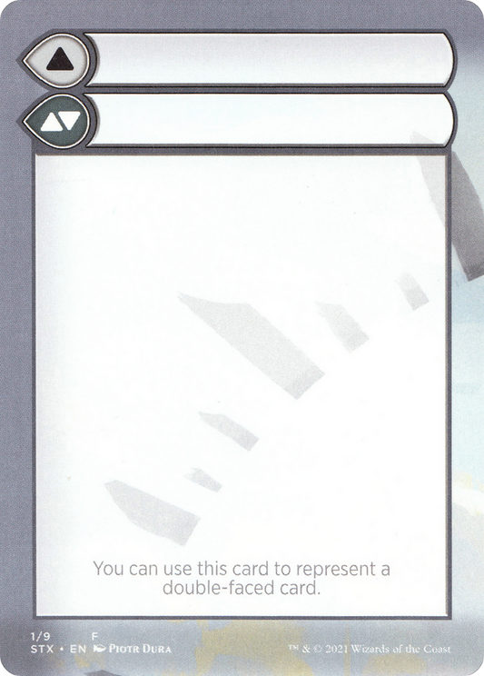 Double-Faced Substitute Card (SSTX-001) - Strixhaven: School of Mages Substitute Cards (Borderless)