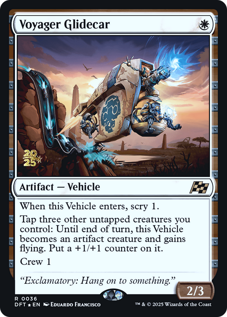 Voyager Glidecar [Aetherdrift Prerelease Promos]