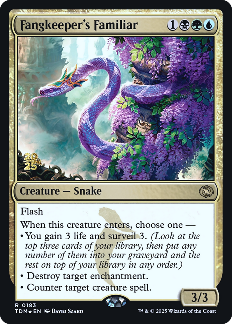 Fangkeeper's Familiar [Tarkir: Dragonstorm Prerelease Promos]
