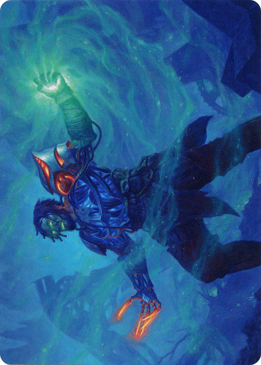 Mishra, Claimed by Gix // Mishra, Claimed by Gix (ABRO-037) - The Brothers' War Art Series (Borderless) Foil