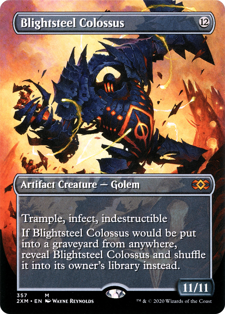 Blightsteel Colossus (Toppers) [Double Masters]