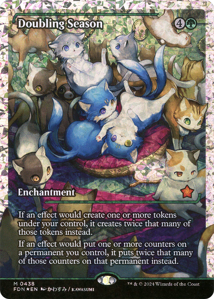 Doubling Season (Showcase) (Fracture Foil) [Foundations]