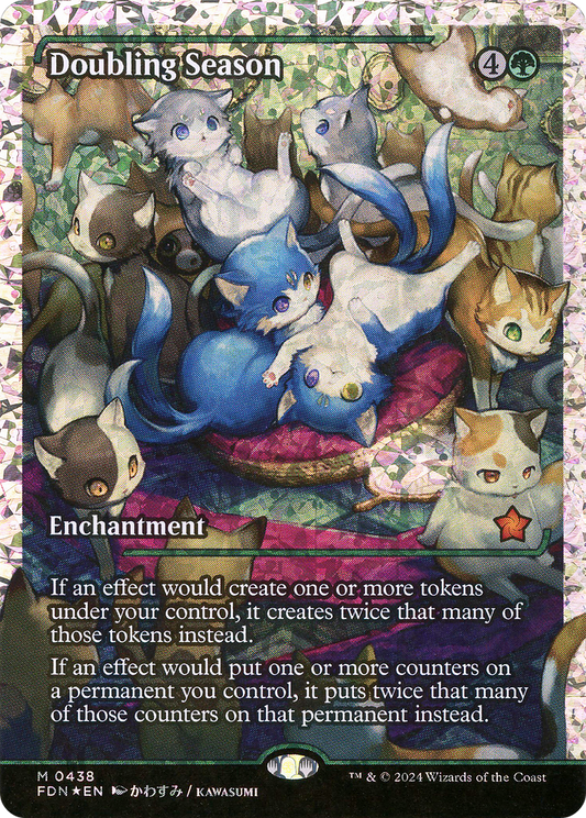 Doubling Season (Showcase) (Fracture Foil) [Foundations]