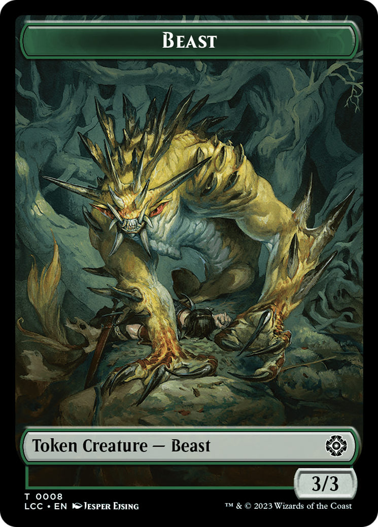 Beast (TLCC-008) - The Lost Caverns of Ixalan Commander Tokens Foil