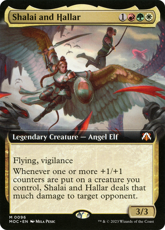 Shalai and Hallar (Extended Art) [March of the Machine Commander]