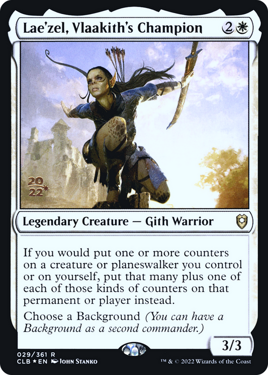 Lae'zel, Vlaakith's Champion [Commander Legends: Battle for Baldur's Gate Prerelease Promos]