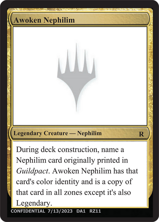 Awoken Nephilim (UNK-RZ11A) - Unknown Event