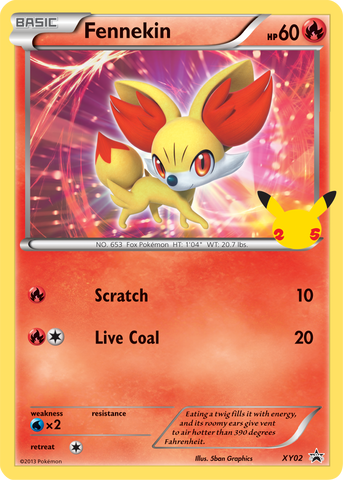 Fennekin (XY02) (Jumbo Card) [First Partner Pack]