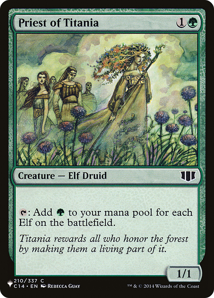 Priest of Titania (PLST-C14-210) - The List