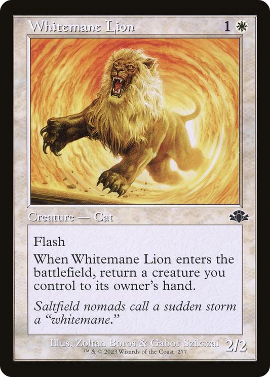 Whitemane Lion (Retro Frame) (DMR-277) - Dominaria Remastered