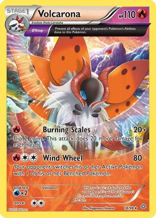 Volcarona (18) 018  XY  Ancient Origins - Rare