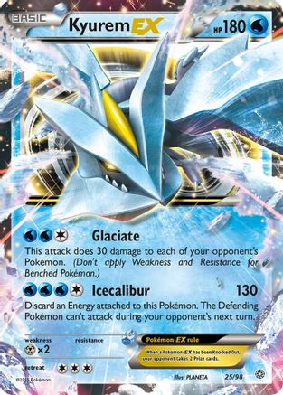 Kyurem EX 025  - Holofoil XY  Ancient Origins - Ultra Rare
