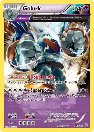 Golurk (35) 035  - Reverse Holofoil XY  Ancient Origins - Rare