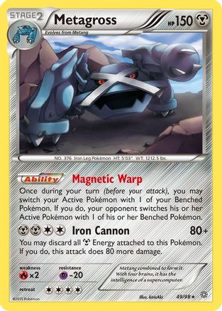 Metagross (49) 049/98  XY  Ancient Origins - Rare