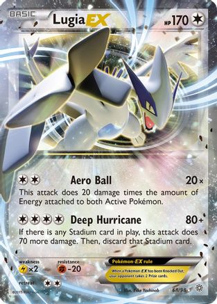 Lugia EX 068  - Holofoil XY  Ancient Origins - Ultra Rare