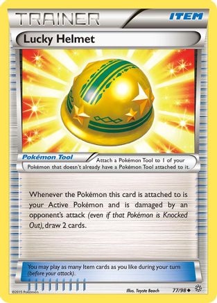 Lucky Helmet 077  XY  Ancient Origins - Uncommon